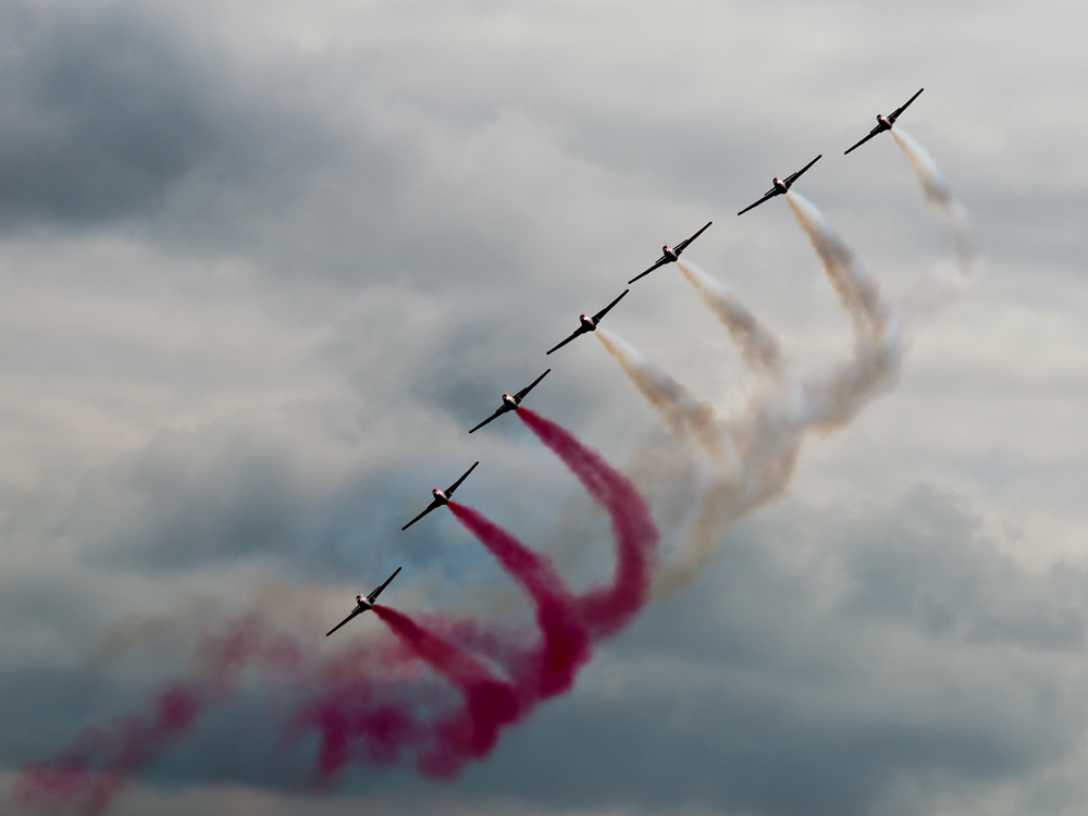 043_Kecskemet_Air Show_Bialo-Czerwone Iskry na TS-11 Iskra.jpg